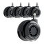 LiberNovo 2.95" Dual Rubber Chair Wheels - Effortless Glide for Carpet & Hardwood Floors
