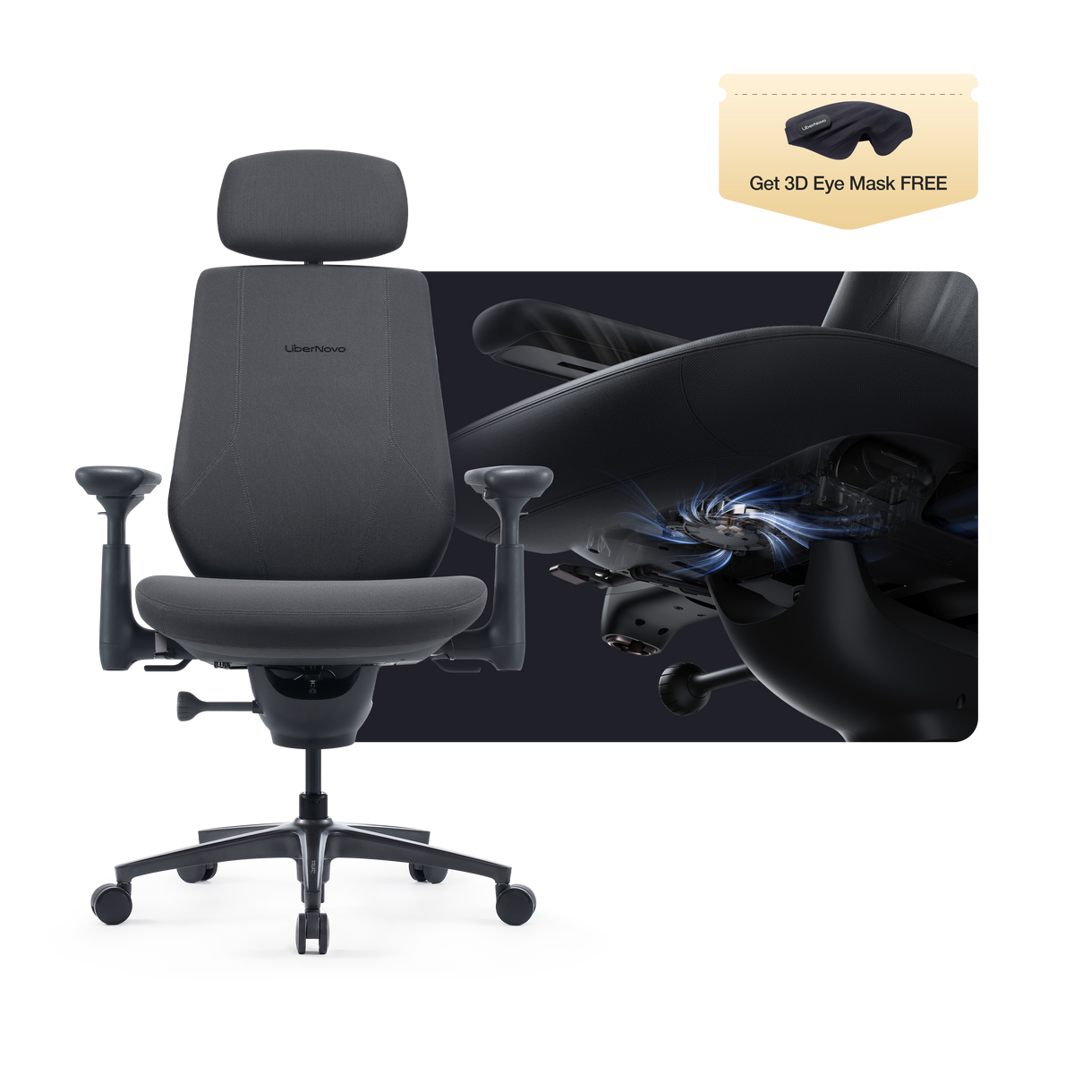 LiberNovo Maxis Dynamic Ergonomic Chair
