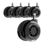 LiberNovo 2.95" Dual Rubber Chair Wheels - Effortless Glide for Carpet & Hardwood Floors
