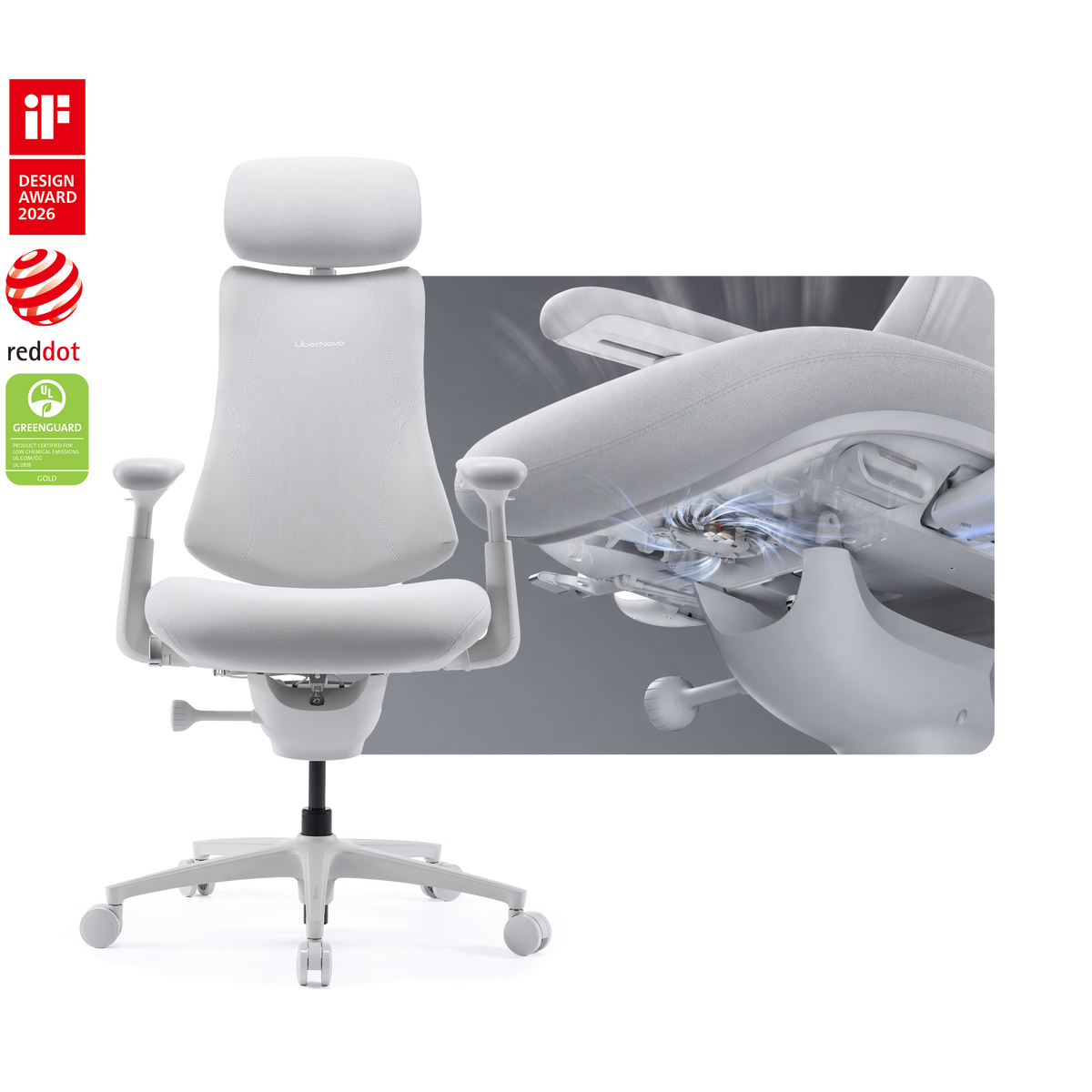 LiberNovo Omni Pro Dynamic Ergonomic Chair
