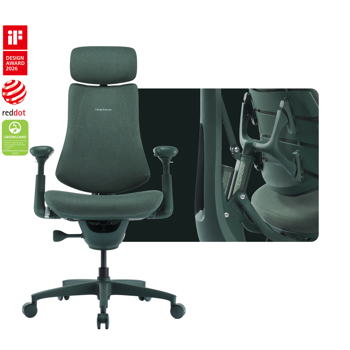 LiberNovo Omni Dynamic Ergonomic Chair
