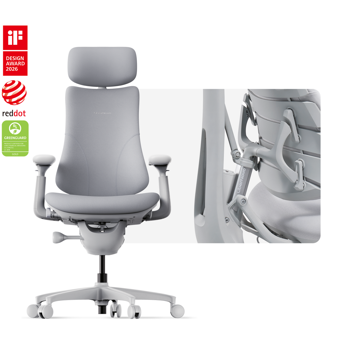 LiberNovo Omni Dynamic Ergonomic Chair
